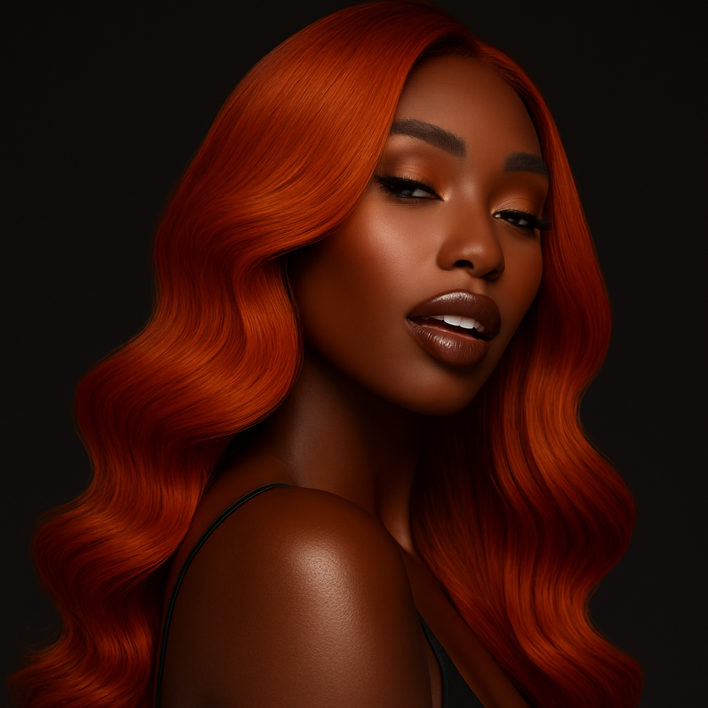 Just A Girl Wigs (Body Wave- Orange)