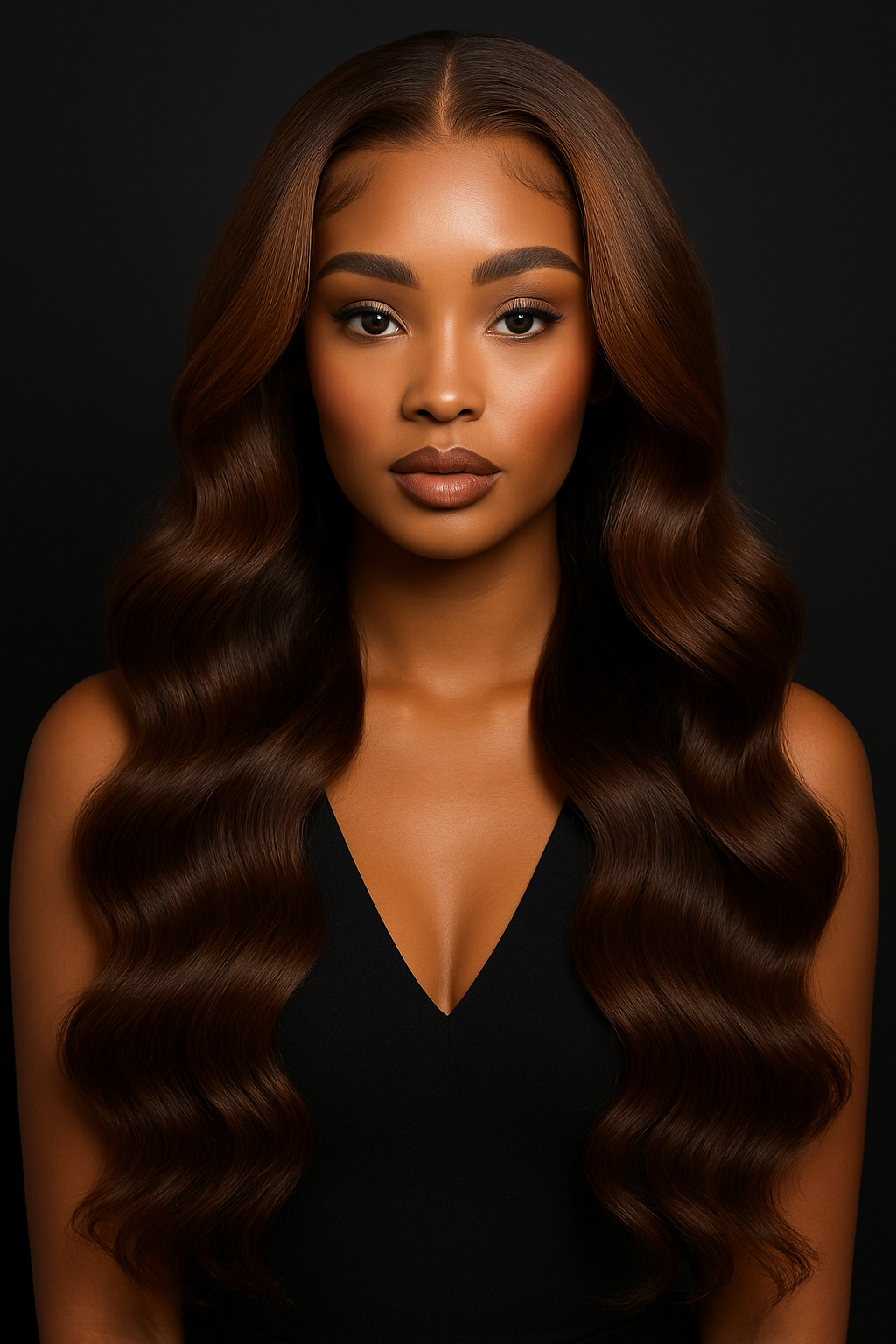 Jessy Brown Color Wig (Body Wave)