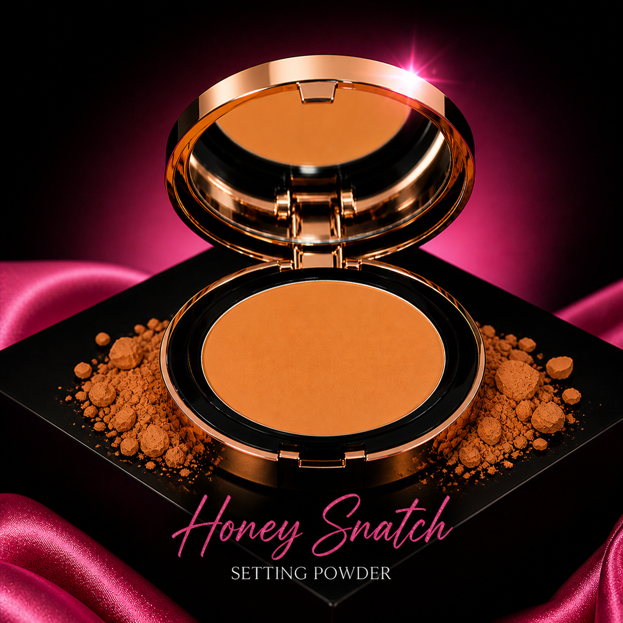 Flawless Finish Setting Powder – Golden Glow, Caramel Kiss, Honey Snatch & Vanilla Silk