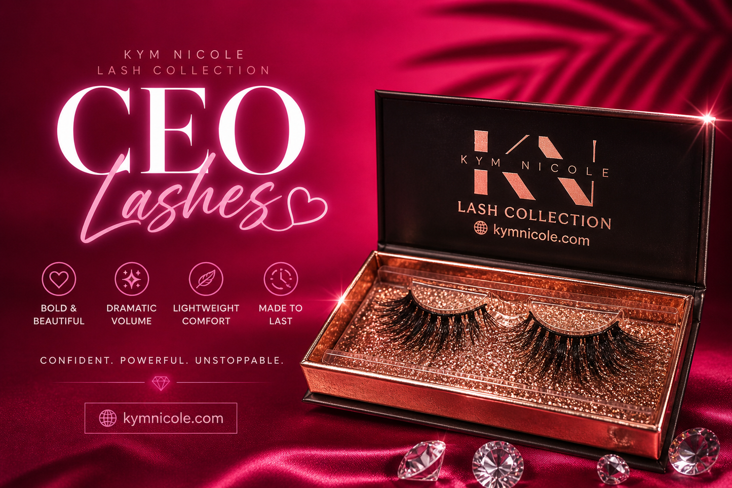 CEO Lashes – Luxury Bold Volume Faux Mink Lashes