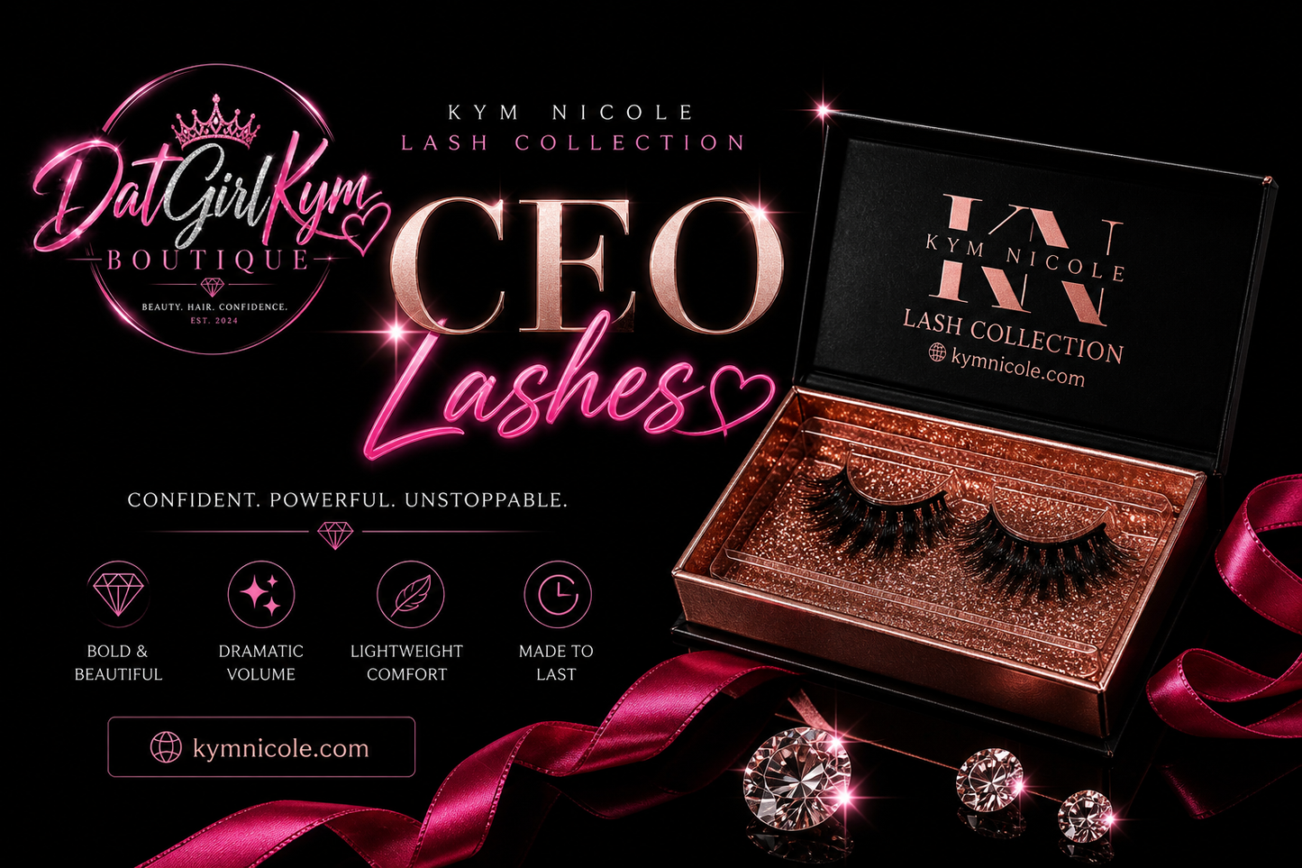 CEO Lashes – Luxury Bold Volume Faux Mink Lashes