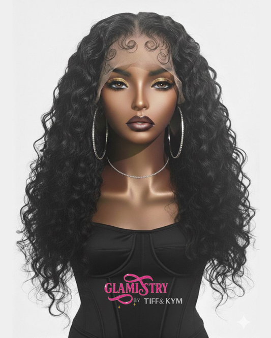 Tiffy Deep Wave Lace Front Wig