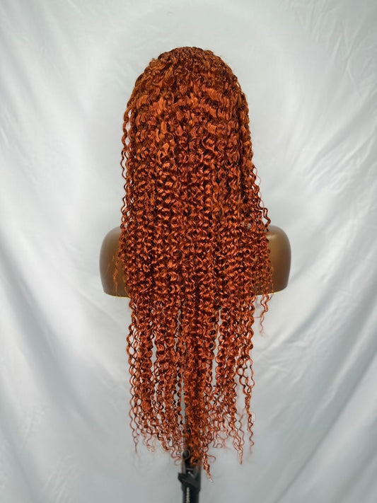 Just A Girl Wigs (Water Wave- Orange)