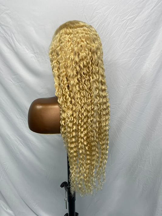 Morgan 613 Honey Blonde Wigs (Water Wave)